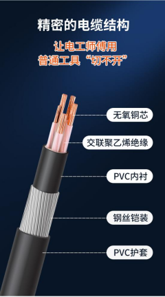 鋼絲鎧裝電纜的結(jié)構(gòu)與應用